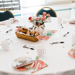 Faith Hall - Simple but elegant Tea Pot table setting