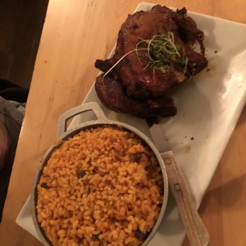 Cafe Con Leche - Arroz con Gandules and fried pork chops - Coffee & Tea Near Me - Wappingers Falls, New York