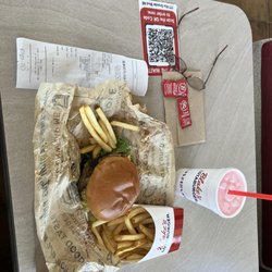 Blake's Lotaburger - Very huge and spicy  combo  "New Mexico Style" LOTA Burger Meal