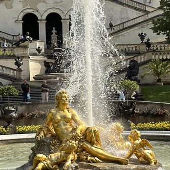 Schloss Linderhof - A fountain at Linderhof - Museums Near Me - Ettal, BY Schloss Linderhof - A fountain at Linderhof - Museums Near Me - Ettal, BY