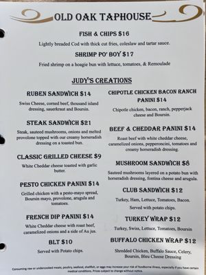 Menu photo 2 Old Oak Taphouse Plantersville, TX Menu photo 2 Old Oak Taphouse Plantersville, TX