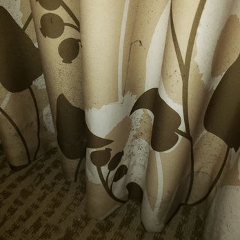 Bahia Resort Hotel - Moldy curtains. The smell of mold is so strong my family and I couldn't stay longer than an hour - San Diego, CA