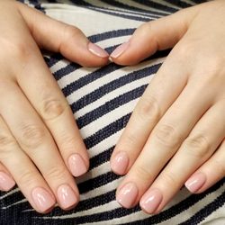 Minerva Nails - Soft and elegant look on our wonderful client!