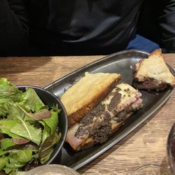 Village Madeleine - Croque Monsieur with ruffle butter.