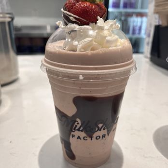 Milkshake Factory - Chocolate covered strawberry shake - Ice Cream & Frozen Yogurt Near Me - Chesapeake, Virginia