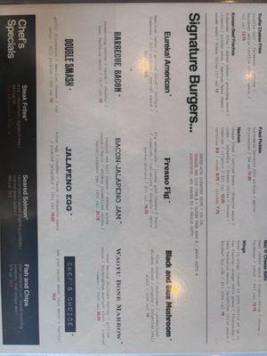 Menu photo 5 Eureka! Irvine, CA