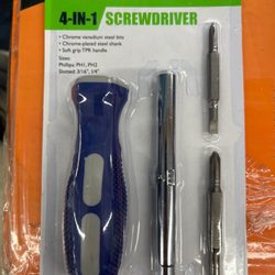 Free 4-in-1 screwdriver just for coming in today.