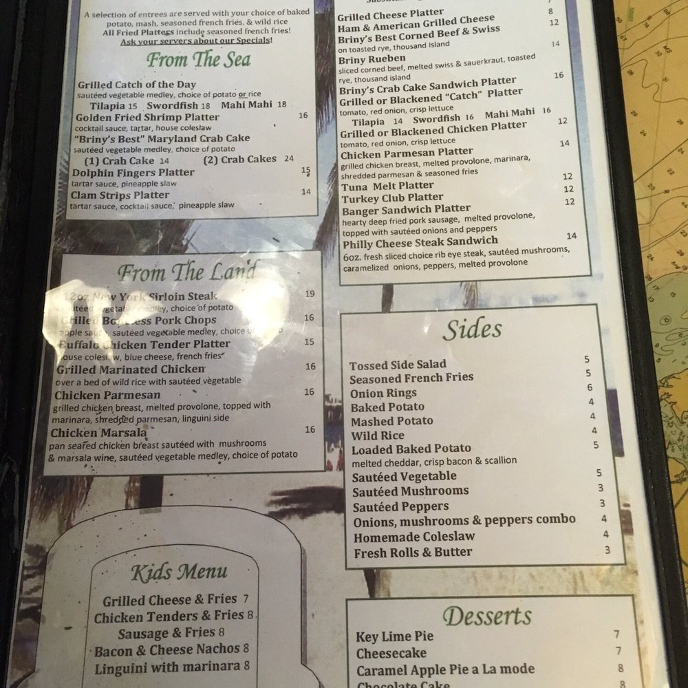 Briny Irish Pub - Briny extensive menu - American Near Me - Pompano Beach, Florida