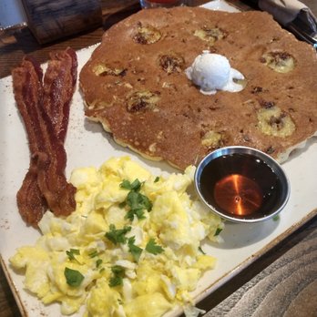 First Watch - Trifecta with banana/granola pancake! Yum! - Breakfast & Brunch Near Me - Cumming, Georgia