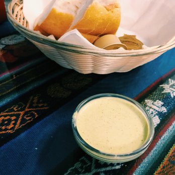 Machu Picchu Peruvian Restaurant - Free bread and spicy sauce - Peruvian Near Me - Indianapolis, Indiana Machu Picchu Peruvian Restaurant - Free bread and spicy sauce - Peruvian Near Me - Indianapolis, Indiana
