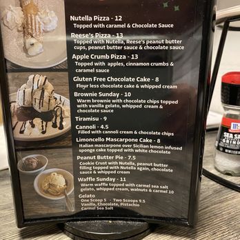 Fire In The Bricks Neapolitan Pizza - Desserts ... Absolutely Delicious - Italian Near Me - Palm Coast, Florida