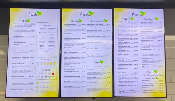 Menu photo 6 Presotea Elk Grove, CA