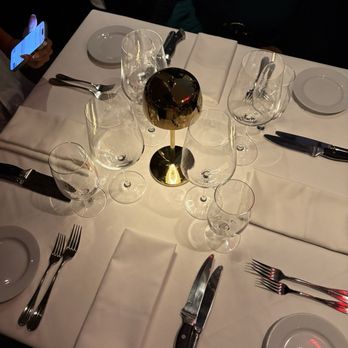 Steak 48 - The table before I sat down. - Steakhouses Near Me - Houston, Texas