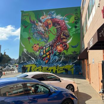 K2 Salon & Spa - A new Mural outside our salon parking lot! Super cool dragon. - Hair Salons Near Me - Oakland, California K2 Salon & Spa - A new Mural outside our salon parking lot! Super cool dragon. - Hair Salons Near Me - Oakland, California