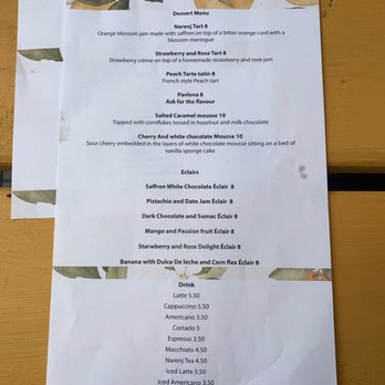 Narenj - Dessert Menu - Desserts Near Me - Oakville, Ontario Narenj - Dessert Menu - Desserts Near Me - Oakville, Ontario