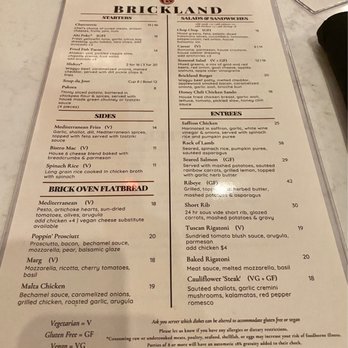 Brickland | Restaurant & Bar - Menu - New American Near Me - Sacramento, California