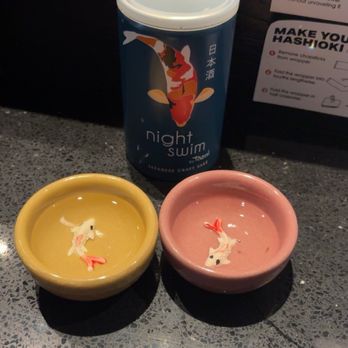EDOBOY Standing Sushi Bar - Sake and sake cups - Sushi Bars Near Me - Orlando, Florida