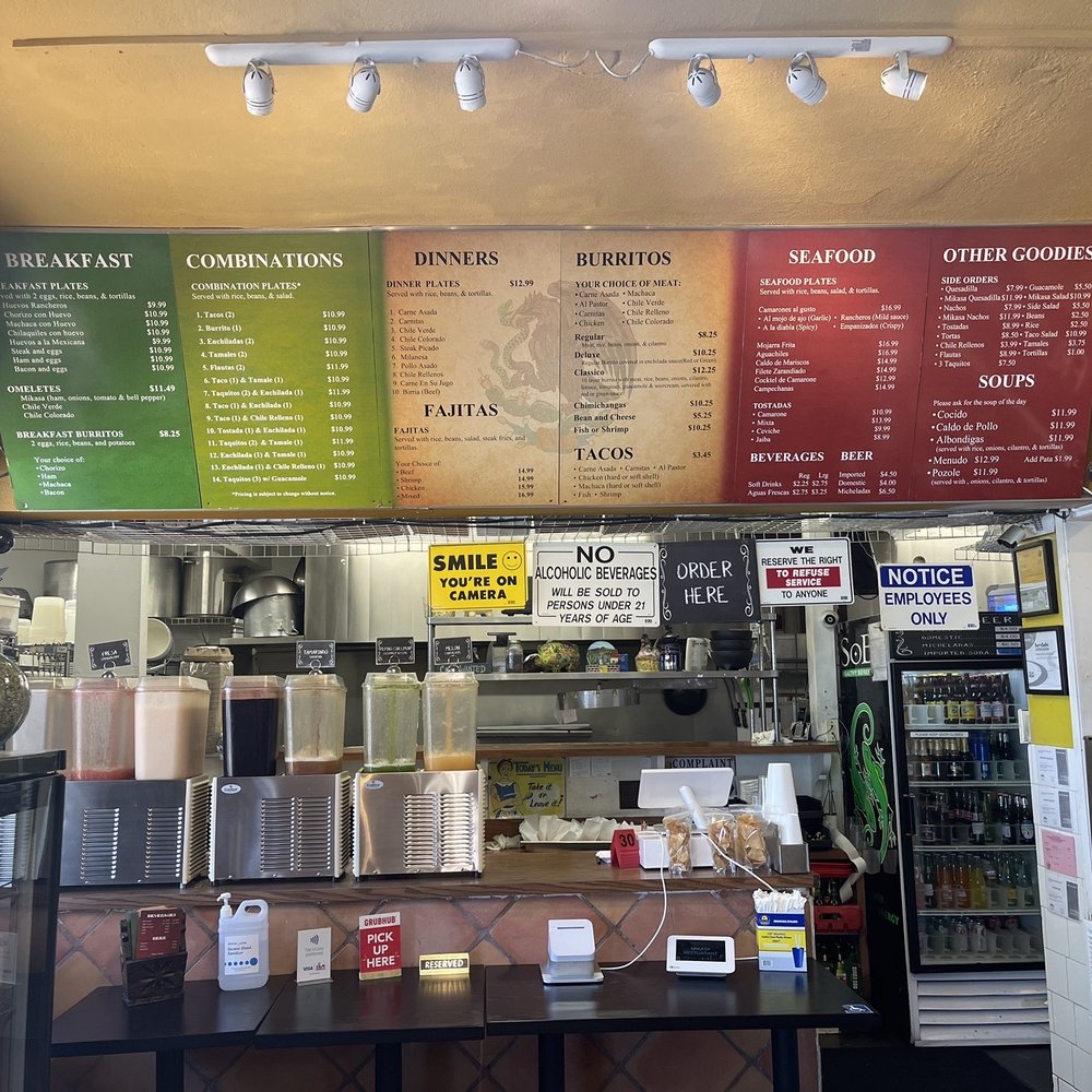 Mikasa - This is their full menu - Mexican Near Me - Walnut, California Mikasa - This is their full menu - Mexican Near Me - Walnut, California