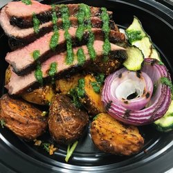 Love Foods - Grilled Grass Fed Tri TIp with Roasted Potatoes and Grilled Summer Veggies