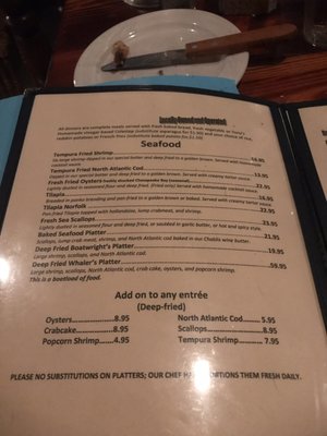 Menu photo 6 The Whaling Company Williamsburg, VA Menu photo 6 The Whaling Company Williamsburg, VA