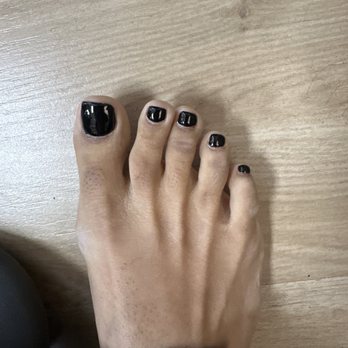 Ohlala Nail Bar - Acrylic on big toe and gel polish pedi! Sorry my feet are ashy, I'm at work and it's cold - Nail Salons Near Me - Duluth, Georgia Ohlala Nail Bar - Acrylic on big toe and gel polish pedi! Sorry my feet are ashy, I'm at work and it's cold - Nail Salons Near Me - Duluth, Georgia