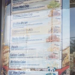 Jb's Drive-In Restaurant - Ice cream flavors (Hershey brand)