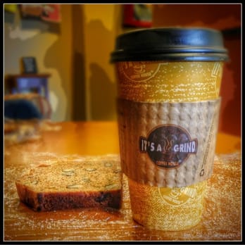 Temecula Grind Coffee House - Chai Latte and Zucchini bread. - Coffee & Tea Near Me - Temecula, California
