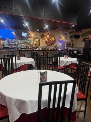 Photo of Los Cocos Bar And Restaurant - Port St. Lucie, FL, US. Tastefully done with contemporary bar, large, spacious restaurant and stage.