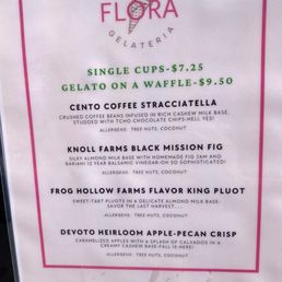 Saturday's menu Saturday's menu