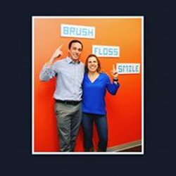Heights Pediatric Dentistry & Orthodontics - Dr. Lindhorst and Dr. Darsey with the practice motto