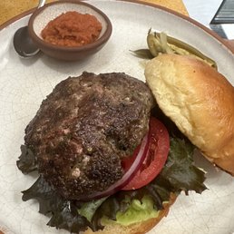 Lamb burger