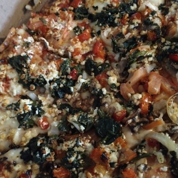 Chariot Pizza - Veggie (lack of) Delight pizza from  Chariot Pizza on Flowing Wells. - Pizza Near Me - Tucson, Arizona