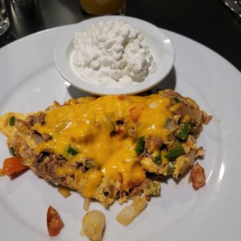 Seaside Bistro - The machaca scrambler, also comes with a side of toast (not shown). It's a good full meal. - Steakhouses Near Me - San Pedro , California Seaside Bistro - The machaca scrambler, also comes with a side of toast (not shown). It's a good full meal. - Steakhouses Near Me - San Pedro , California