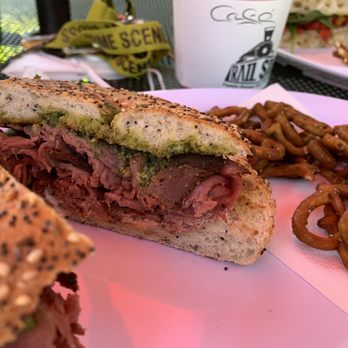 Rail Side Cafe - The London Bagel - Coffee & Tea Near Me - San Dimas, California