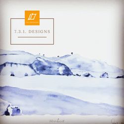 731 Designs - Mori Point.  Monochromatic Watercolor.  Cards & Prints