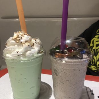 Chill...The Milkshake Bar - Pitachio shake and worms in dirt - Ice Cream & Frozen Yogurt Near Me - Spring, Texas