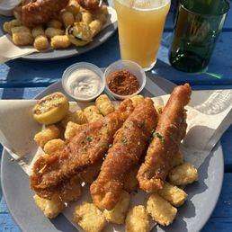 Fish and tots Fish and tots