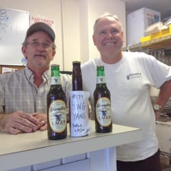 Brew Your Own Brew - Owner Gary Wilder (left) with long time patron John.
