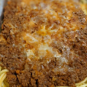 Taoyuan Neverland - Close-up view of the cheesy baked bolognese spaghetti - Hong Kong Style Cafe Near Me - Markham, Ontario Taoyuan Neverland - Close-up view of the cheesy baked bolognese spaghetti - Hong Kong Style Cafe Near Me - Markham, Ontario