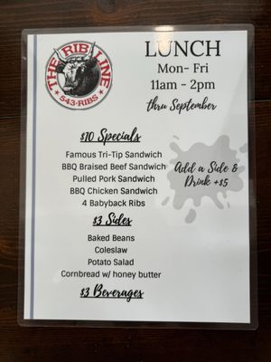 Menu photo 1 Rib Line By the Beach Grover Beach, CA Menu photo 1 Rib Line By the Beach Grover Beach, CA