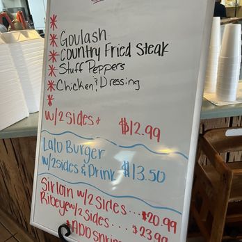 Mom's Kitchen - Specials as of 5/23/2025 - Burgers Near Me - Hartford, Alabama