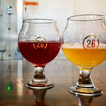 Station 26 Brewing - Tasters of the Blackberry Milkshake IPA and the Saison. Both delish!! - Breweries Near Me - Denver, Colorado
