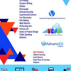 Nextide Academy - The variety at our uniquely designed after school program