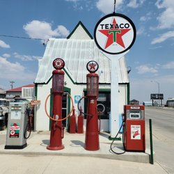 Fairfield Inn - Vintage Texaco gas station, right down the street from the hotel.