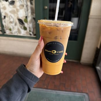 502 Cafe - Iced Vanilla Latte - Coffee & Tea Near Me - Bakersfield, California