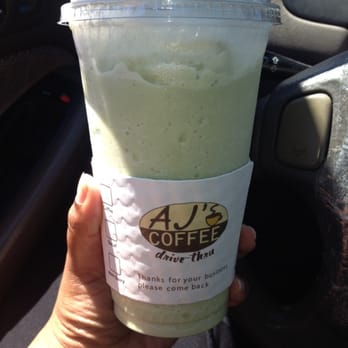 Ajs Coffee - Green Tea Smoothie :) - Juice Bars & Smoothies Near Me - Hayward, California