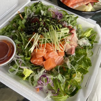 Mama Kim’s - Mama Kim's Sashimi Salad - Poke Near Me - Honolulu, Hawaii Mama Kim’s - Mama Kim's Sashimi Salad - Poke Near Me - Honolulu, Hawaii