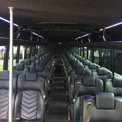 Royal Coachman Worldwide - Luxury Bus inside seating