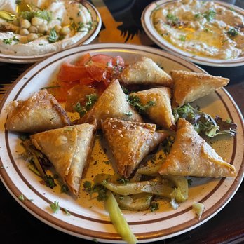 Al Bawadi Grill - Samosa (Hot) - no where near spicy but delicious nonetheless - Mediterranean Near Me - Bridgeview, Illinois