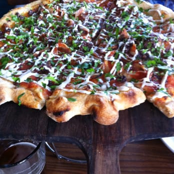 Gather - Spicy Tomato Pizza w/pancetta - New American Near Me - Berkeley, California Gather - Spicy Tomato Pizza w/pancetta - New American Near Me - Berkeley, California